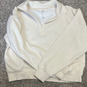 Fabletics Crop Half-Zip Sweater